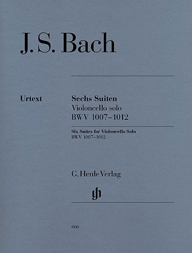 Johann Sebastian Bach: 6 Suites for Violoncello solo BWV 1007-1012