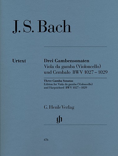 Johann Sebastian Bach: Sonatas for Viola da Gamba and Harpsichord BWV 1027-1029