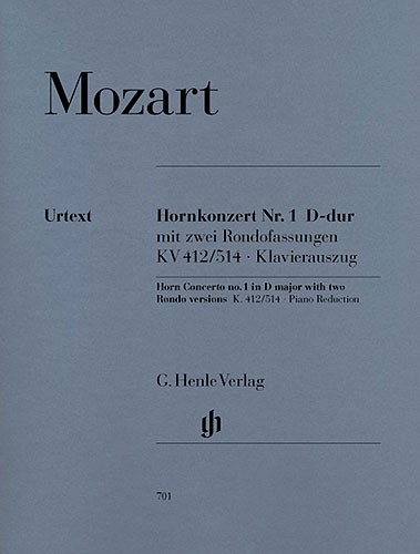 Wolfgang Amadeus Mozart: Concerto for Horn and Orchestra No. 1 D major KV 412/51