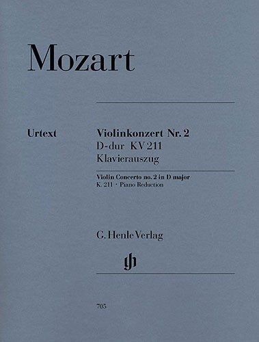 W.A. Mozart: Violin Concerto No.2 In D K.211 (Violin/Piano)