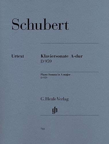 Franz Schubert: Piano Sonata In A D.959 (Urtext Edition)