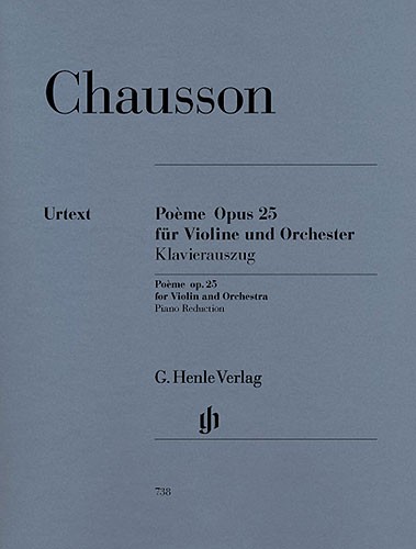 Ernest Chausson: Poème For Violin And Orchestra Op. 25 (Violin and Piano)