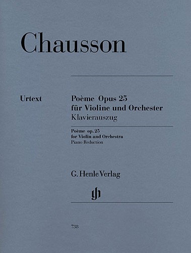 Ernest Chausson: Pome For Violin And Orchestra Op. 25 (Violin and Piano)