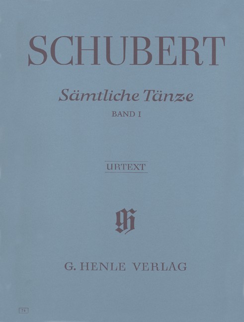 Franz Schubert: Samtliche Tanze Band I (Urtext)