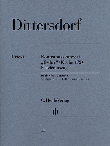 Karl Ditters von Dittersdorf: Double Bass Concerto in E major