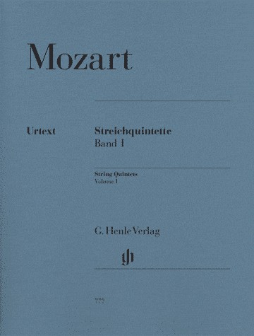 W.A. Mozart: String Quintets - Volume 1 (Henle Urtext Edition)