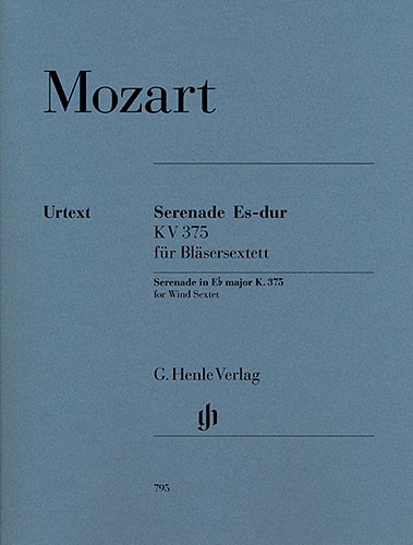 Wolfgang Amadeus Mozart: Serenade major K. 375 for 2 Clarinets, 2 Horns and 2 Ba