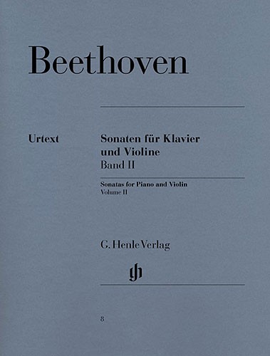 Ludwig Van Beethoven: Violin Sonatas - Volume 2 (Henle Urtext Edition)