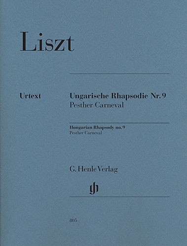 Franz Liszt: Hungarian Rhapsody No.9 - The Carnival At Pest (Henle Urtext Editio