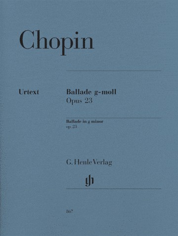 Frederic Chopin: Ballade In G Minor Op.23