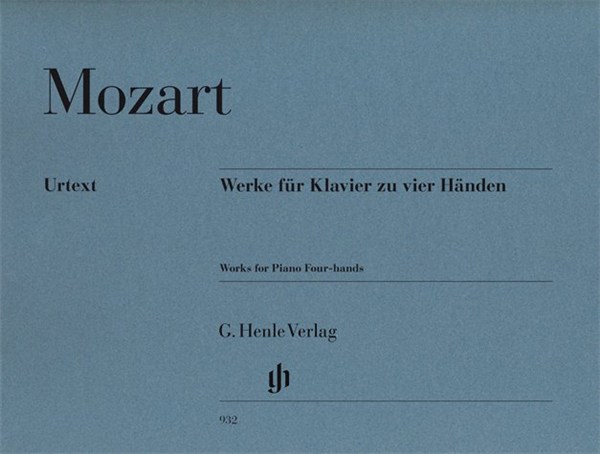 W.A. Mozart: Works For Piano Four-Hands (Revised Urtext Edition)