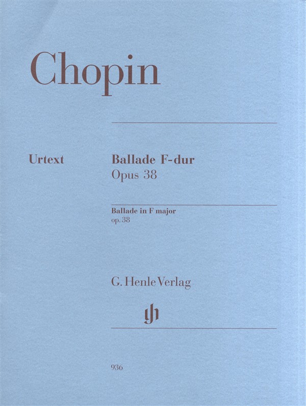 Frédéric Chopin: Ballade In F Major Op.38