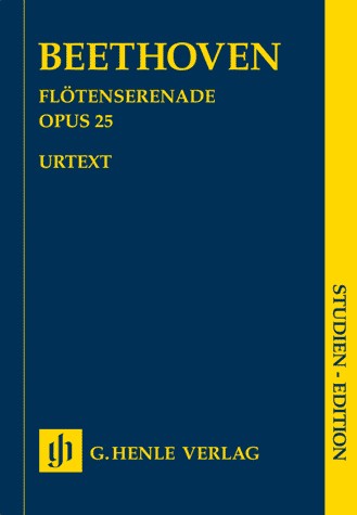 Ludwig Van Beethoven: Flotenserenade Op.25 Urtext (Study Score)