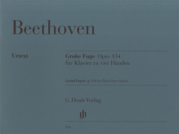 Ludwig Van Beethoven: Grand Fugue Op.134 - Piano Four-Hands (Henle Urtext)