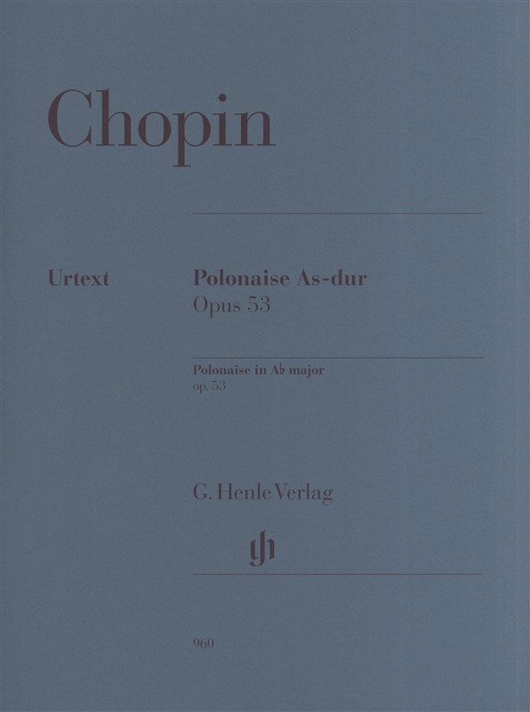 Frédéric Chopin: Polonaise In A Flat Op.53 - Henle Urtext