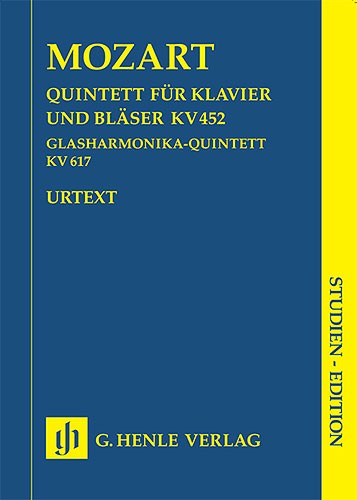 W.A. Mozart: Piano Quintet E Flat K.452 / Glass Harmonica Quintet K.617 (Study S