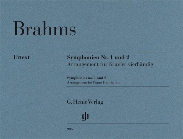 Johannes Brahms: Symphonies Nos. 1 and 2 - Piano Four-hands
