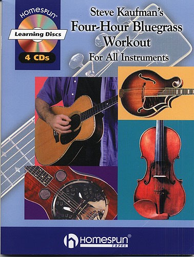 Steve Kaufman: 4 Hour Bluegrass Workout Book/4 CDs