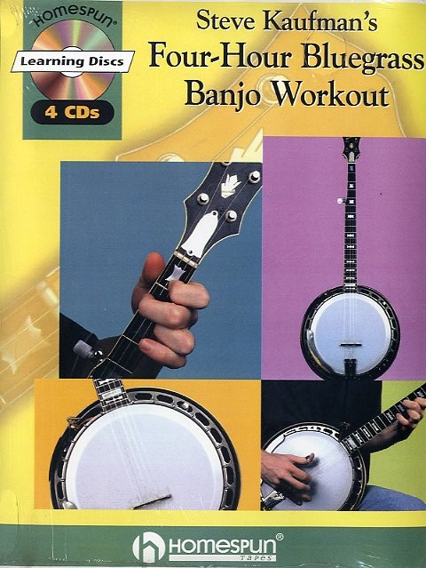 Steve Kaufman's Four-Hour Bluegrass Banjo Workout