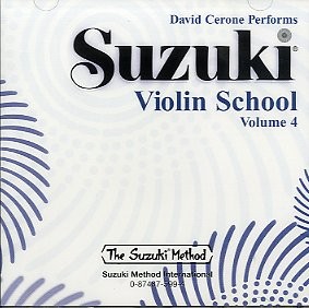 Suzuki Violin School 4 - David Cerone (CD)