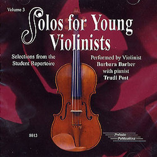 Suzuki Solos For Young Violinists Volume 3 Cd