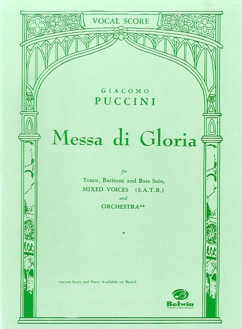 Giacomo Puccini: Messa Di Gloria (Vocal Score)