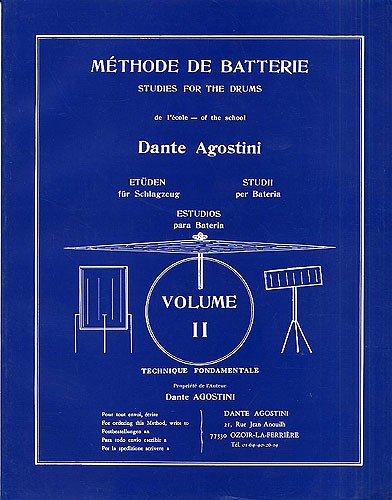 Dante Agostini: Méthode De Batterie: Technique Fondamentale - Volume 2