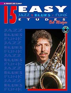 15 Easy Jazz Blues Funk Etudes Bb Trumpet/Clarinet (Book/Cd)