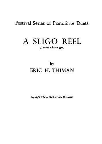 Thiman, E A Sligo Reel Piano Duet