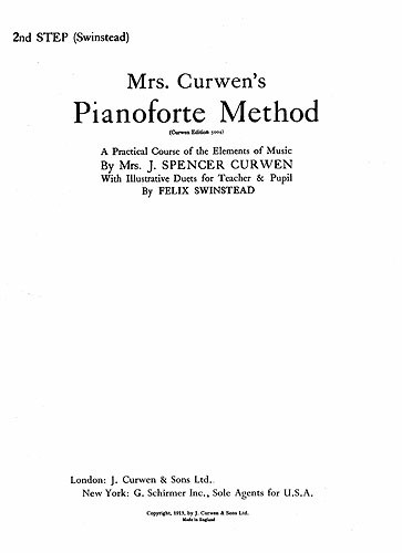 Mrs Curwen's Pianoforte Method 2nd Step (Swinstead)