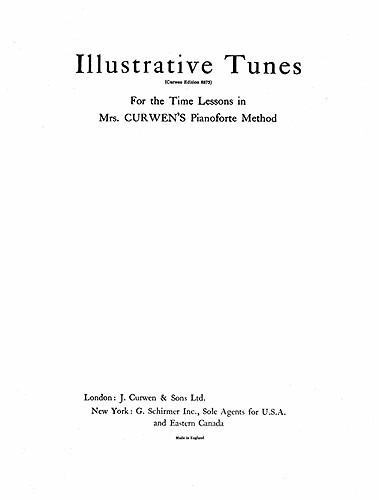 Mrs Curwen's Pianoforte Method Illustrative Tunes