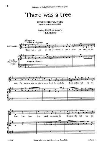 Gustav Holst: There Was A Tree