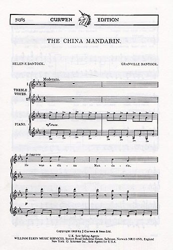 G Bantock: The China Mandarin