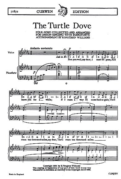 Ralph Vaughan Williams: The Turtle Dove