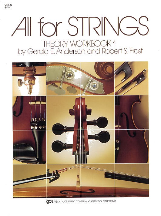 All For Strings Theory Workbook 1 Violin