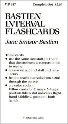 Jane Smisor Bastien: Interval Flashcards