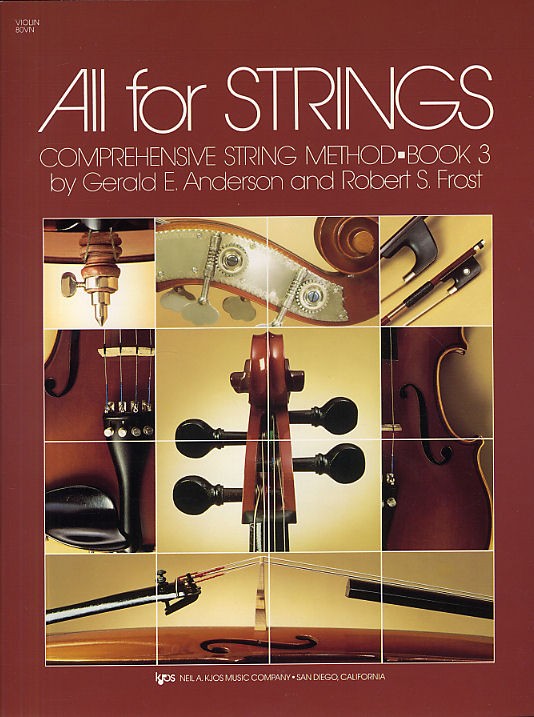 All For Strings Book 3 Violin