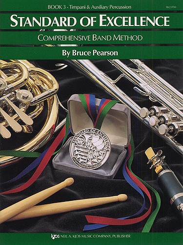 Standard Of Excellence: Comprehensive Band Method Book 3 (Timpani And Auxiliary
