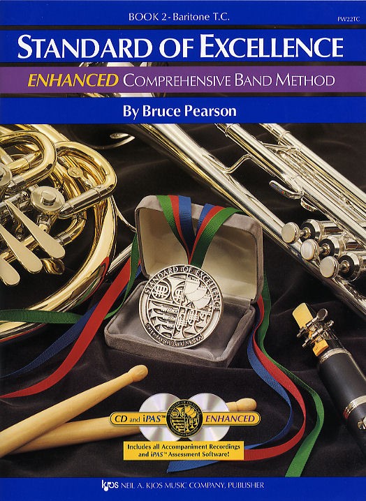 Standard Of Excellence: Enhanced Comprehensive Band Method Book 2 (Baritone Treb