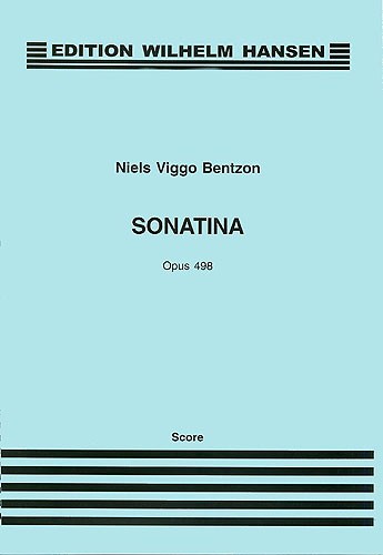 Niels Viggo Bentzon: Sonatina For Alto Saxophone And Piano Op.498 (Score)