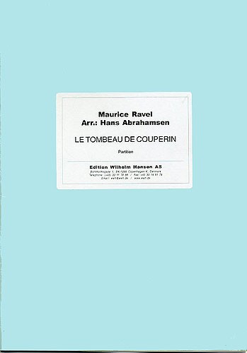 Maurice Ravel: Le Tombeau De Couperin (Wind Quintet Score)