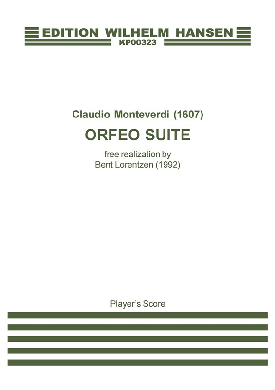 Bent Lorentzen: Orfeo Suite (Player's score)