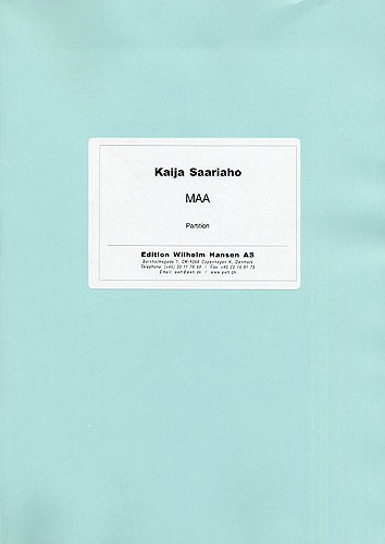 Kaija Saariaho: Maa (Score)