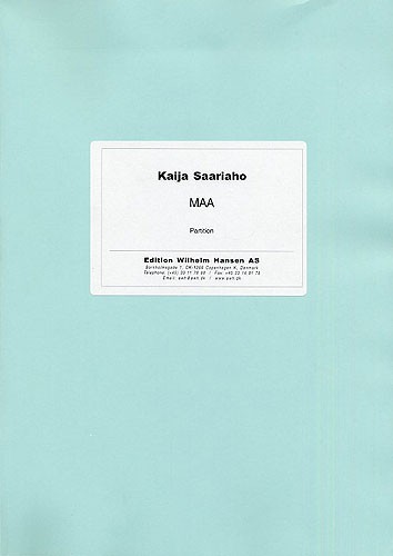 Kaija Saariaho: Maa (Score)