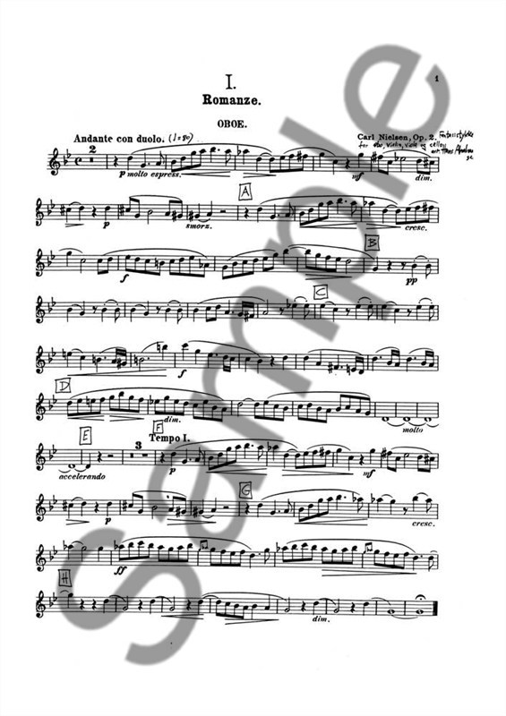 Carl Nielsen: Fantasisykker Op.2 (Parts)