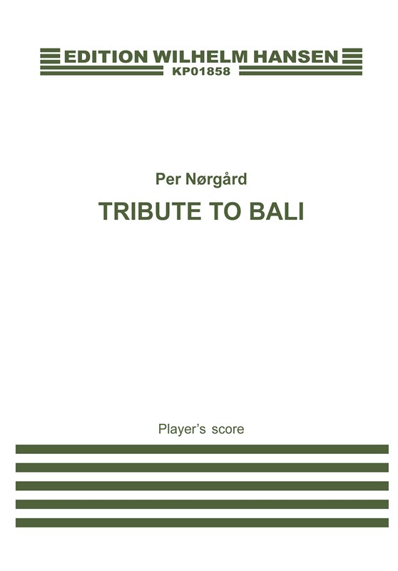 Per Nrgrd: Tribute To Bali (player's score)