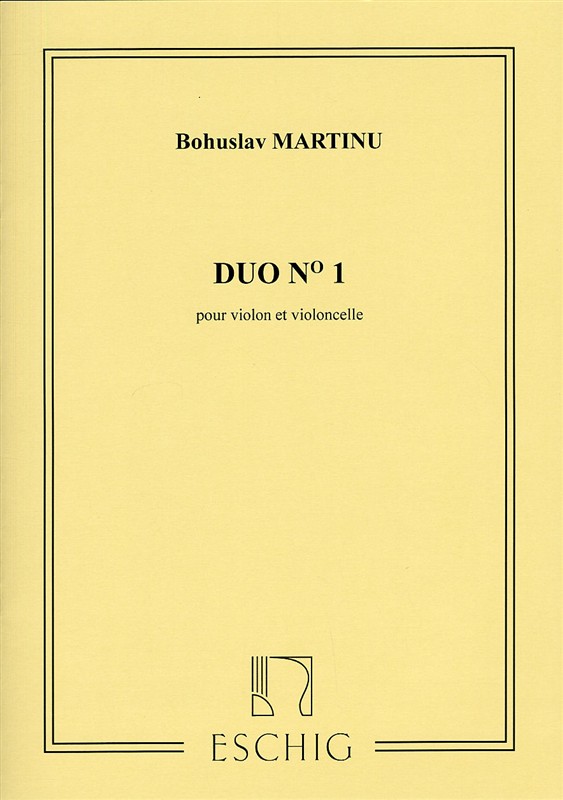 Bohuslav Martinu: Duo No.1