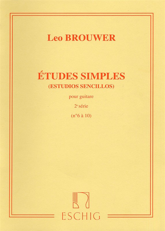Leo Brouwer: Etudes Simples - 2nd Serie
