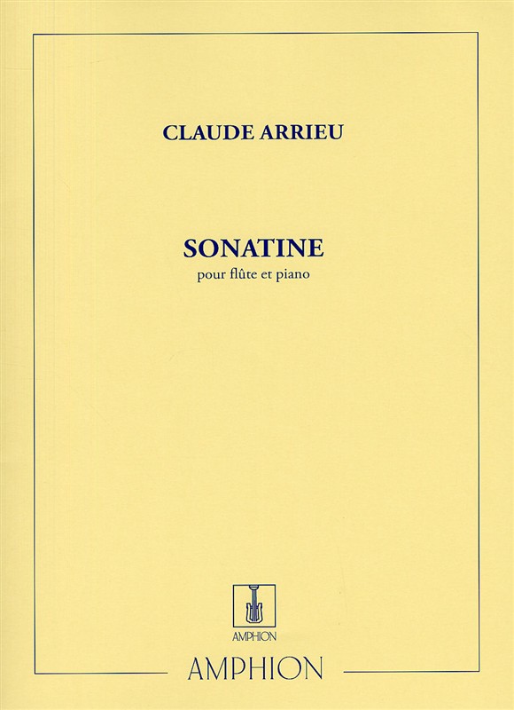 Claude Arrieu: Sonatine For Flute And Piano