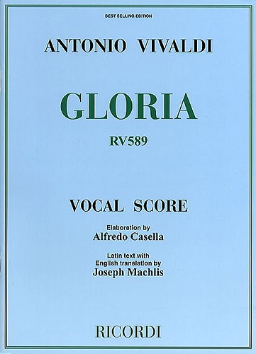 Antonio Vivaldi: Gloria RV 589 (Ricordi Vocal Score)